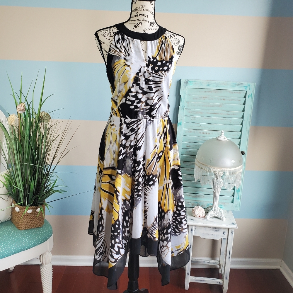 New York and Company Butterfly Dress - Picture 2 of 10